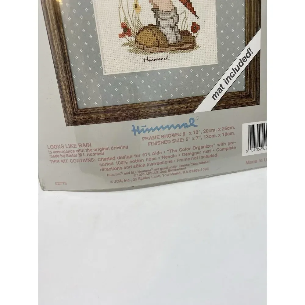 WEEKENDERS Looks Like Rain Counted Cross Stitch Kit #03508 Ship Nautical USA NWT